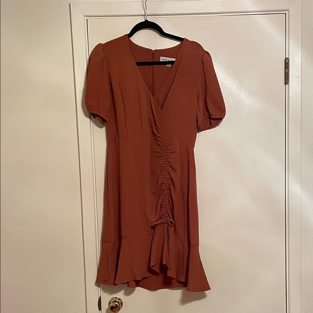 Emma & Michele Terracotta Mini Dress